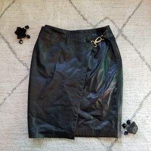 Anne Klein Leather skirt